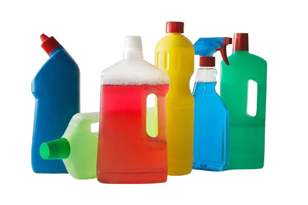 Produtos de limpeza variados
